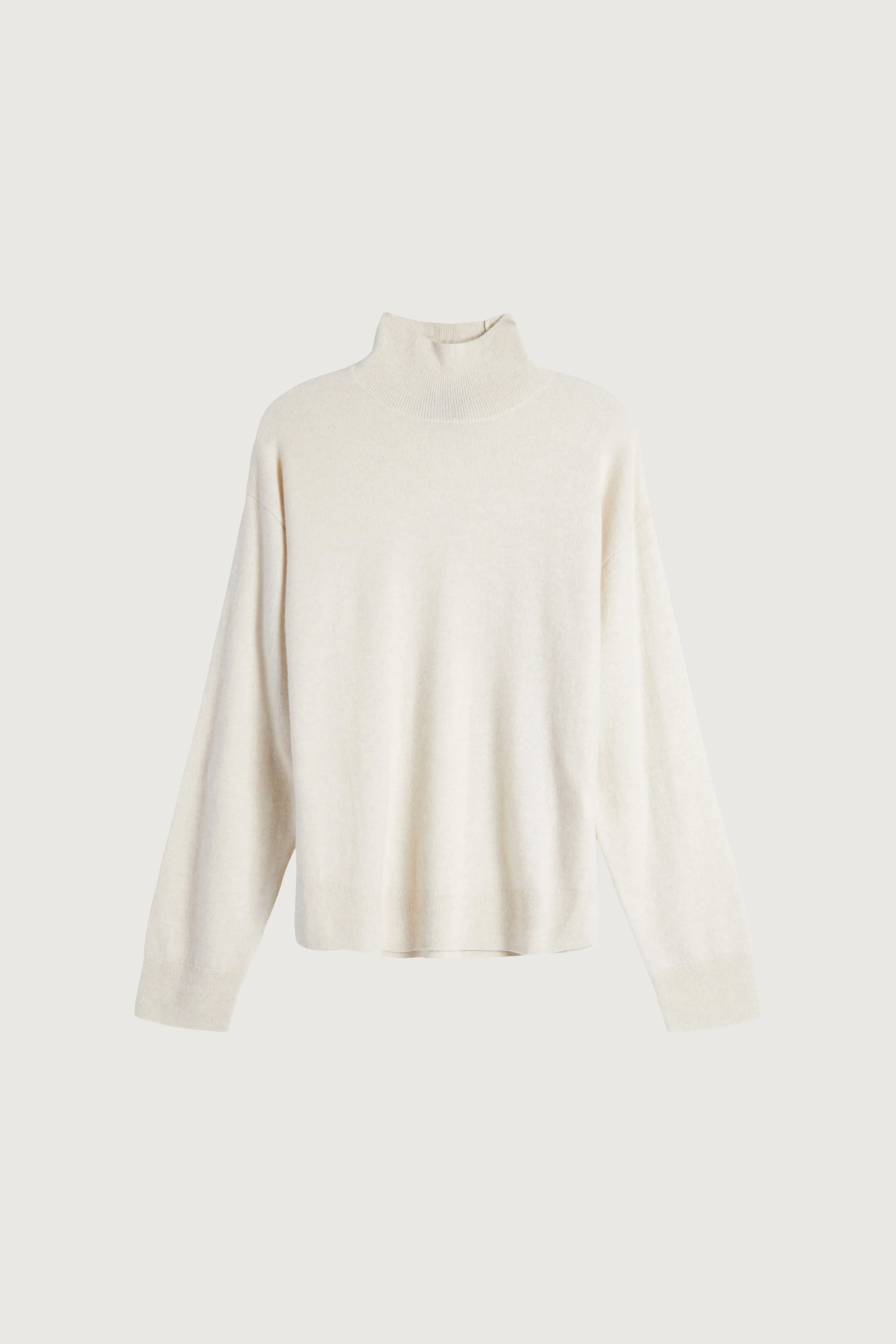 100% CASHMERE TURTLENECK SWEATER