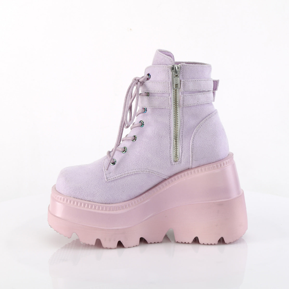 4 Inch Platform SHAKER-52 Lavender Suede