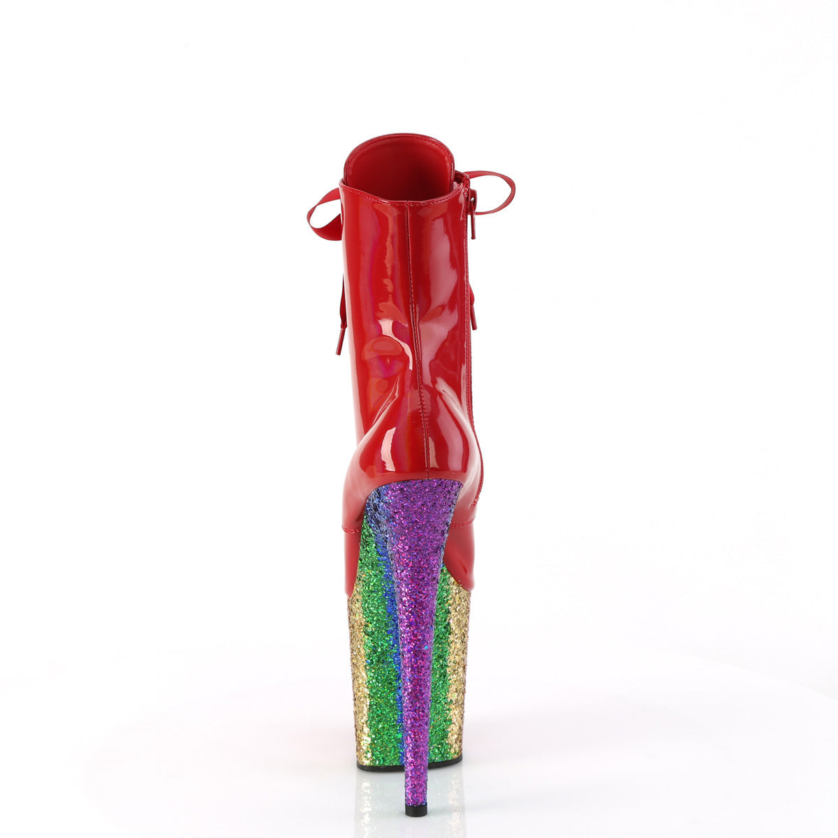 8 Inch Heel FLAMINGO-1020HG Red Holo Patent