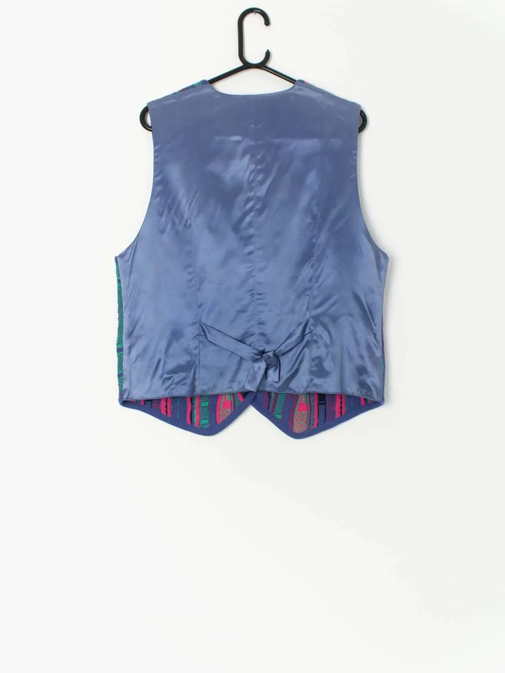 90s vintage Coogi style knitted waistcoat vest – Large