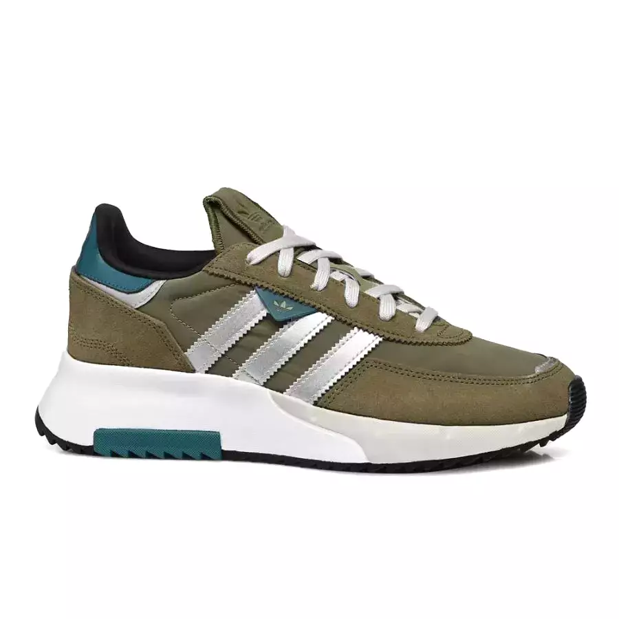 Adidas - Men's Retropy F2 Sneaker Orbit Green/Silver Metallic/Olive Green