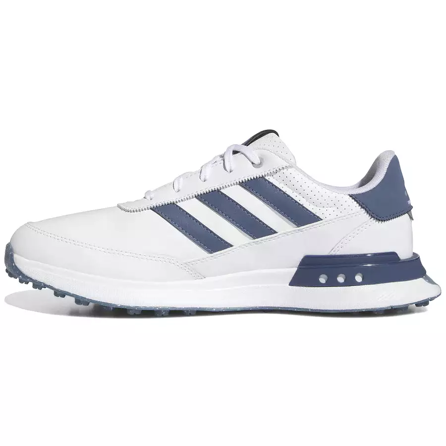 Adidas Men's S2G Spikeless Leather 24 Golf Shoes - White/Navy