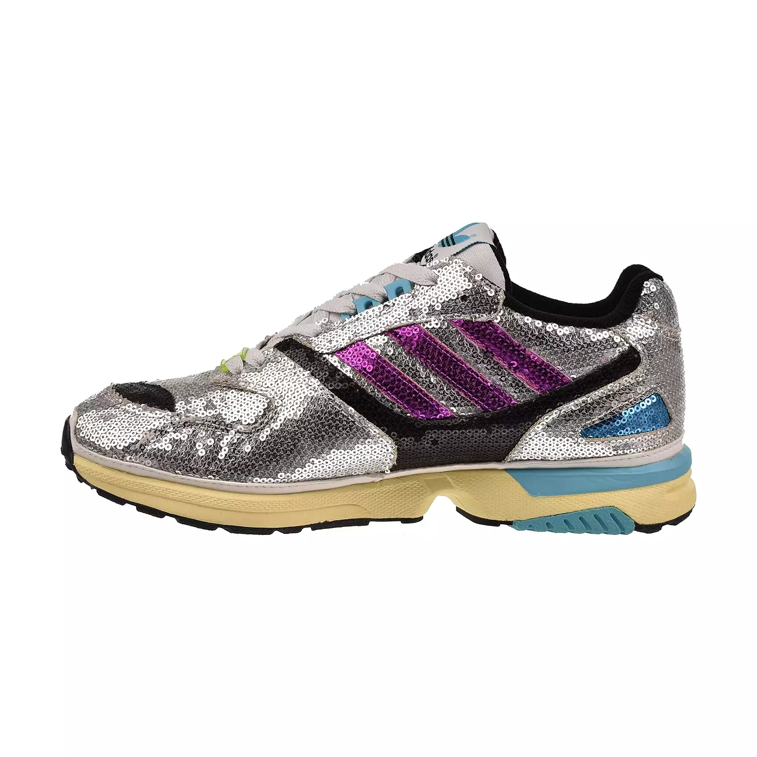 Adidas ZX 4000 Women's Shoes Glitter Silver-Purple