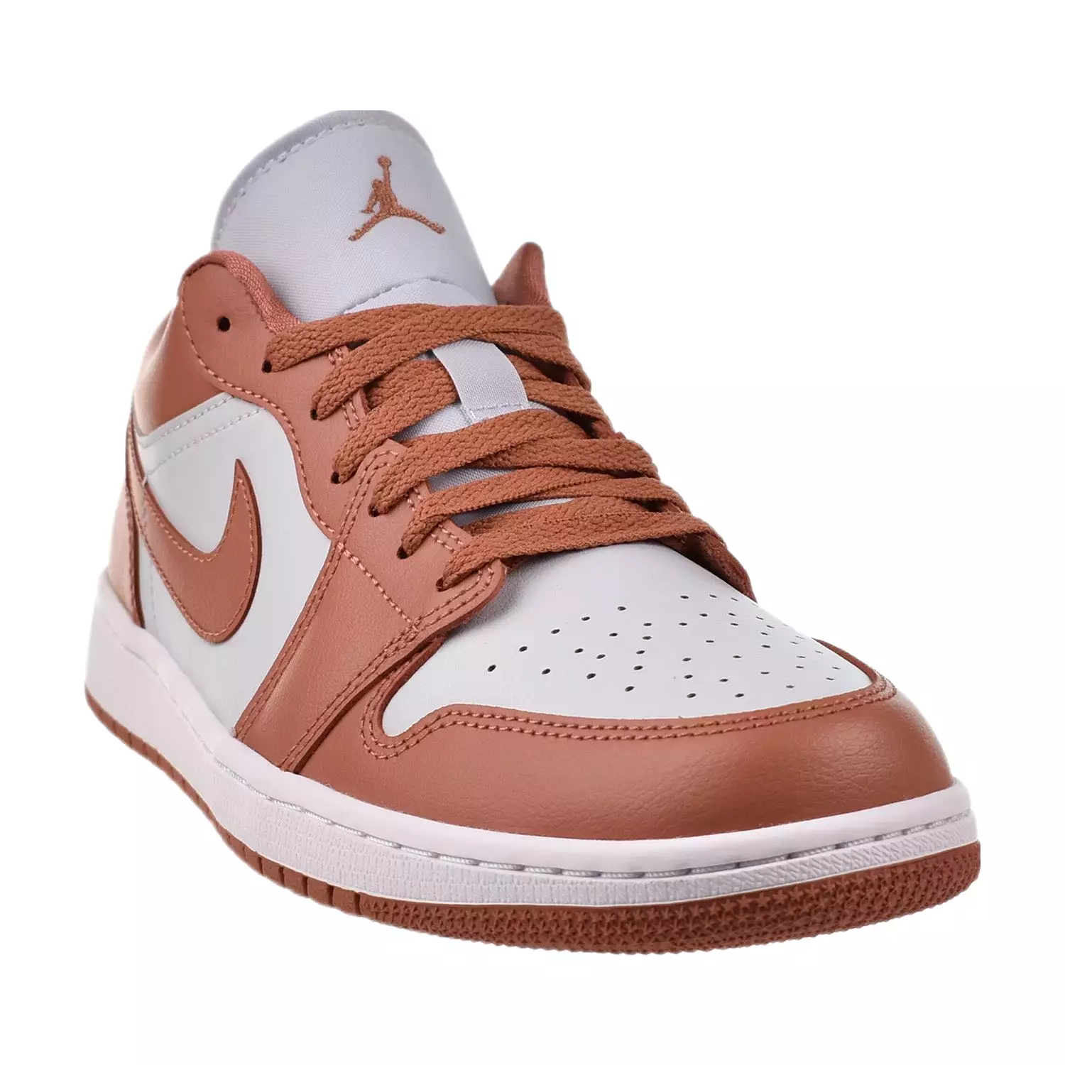 Air Jordan 1 Low Women's Shoes Pure Platinum-White-Sky J Orange