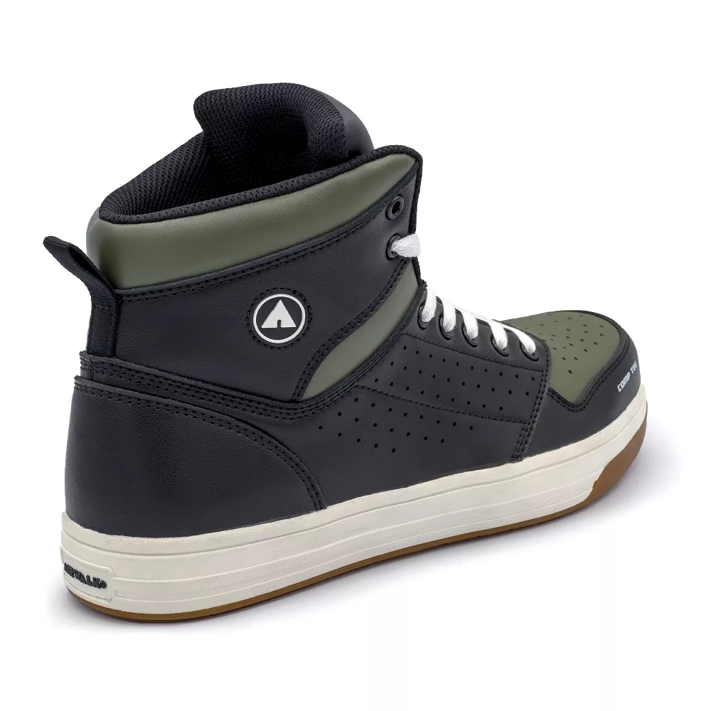 'Airwalk Safety' Men's Arena Mid Hiker EH SR Comp Toe - Black / Olive