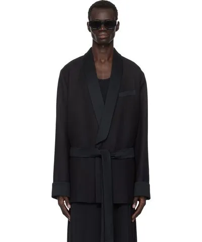 Amiri Black Smoking Jacket