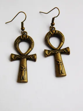 Ankh Earrings Egyptian Jewelry Ankhs African Women Earrings Ladies Gift Ideas