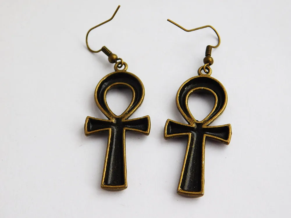 Ankh Earrings Egyptian Jewelry Ankhs African Women Earrings Ladies Gift Ideas