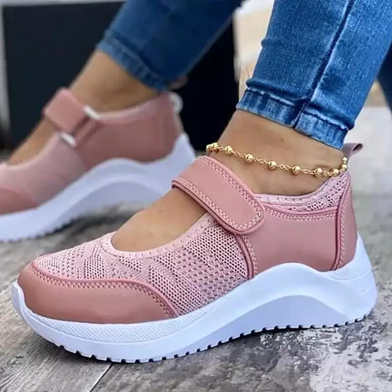 Ashore Shop Women Casual Shoes Sneakers Women Shoes Breathable Mesh Platform