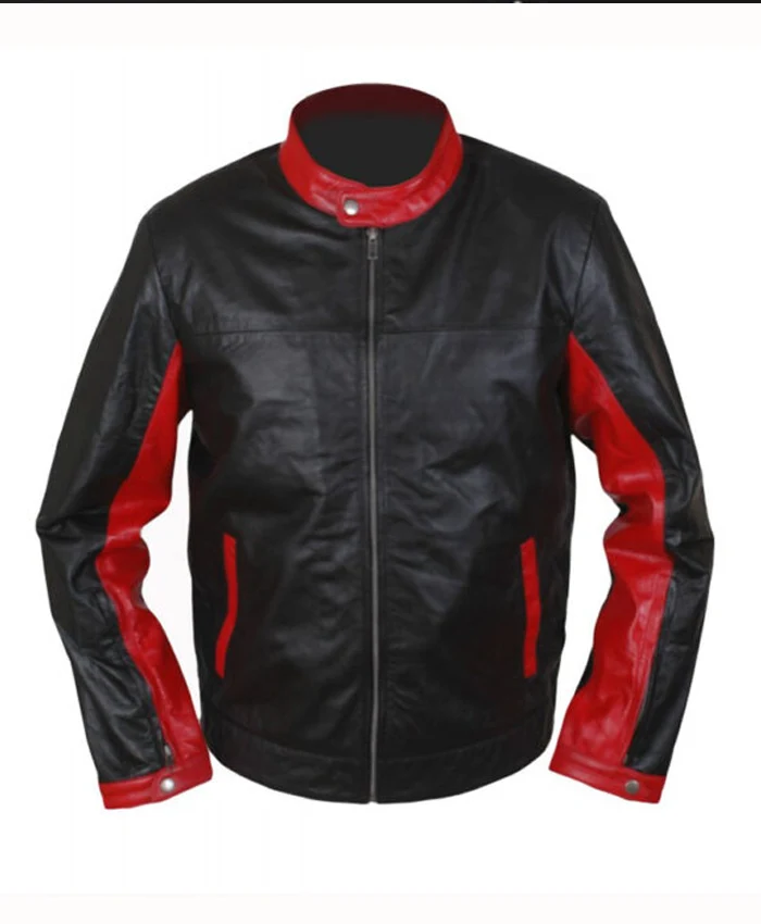 Batman Dark Knight Red Biker Jacket | William Jacket