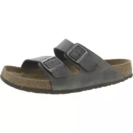 Birkenstock Mens Arizona BS Leather Casual Footbed Sandals