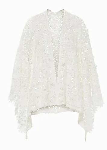 bonprix Lace Poncho | Grattan