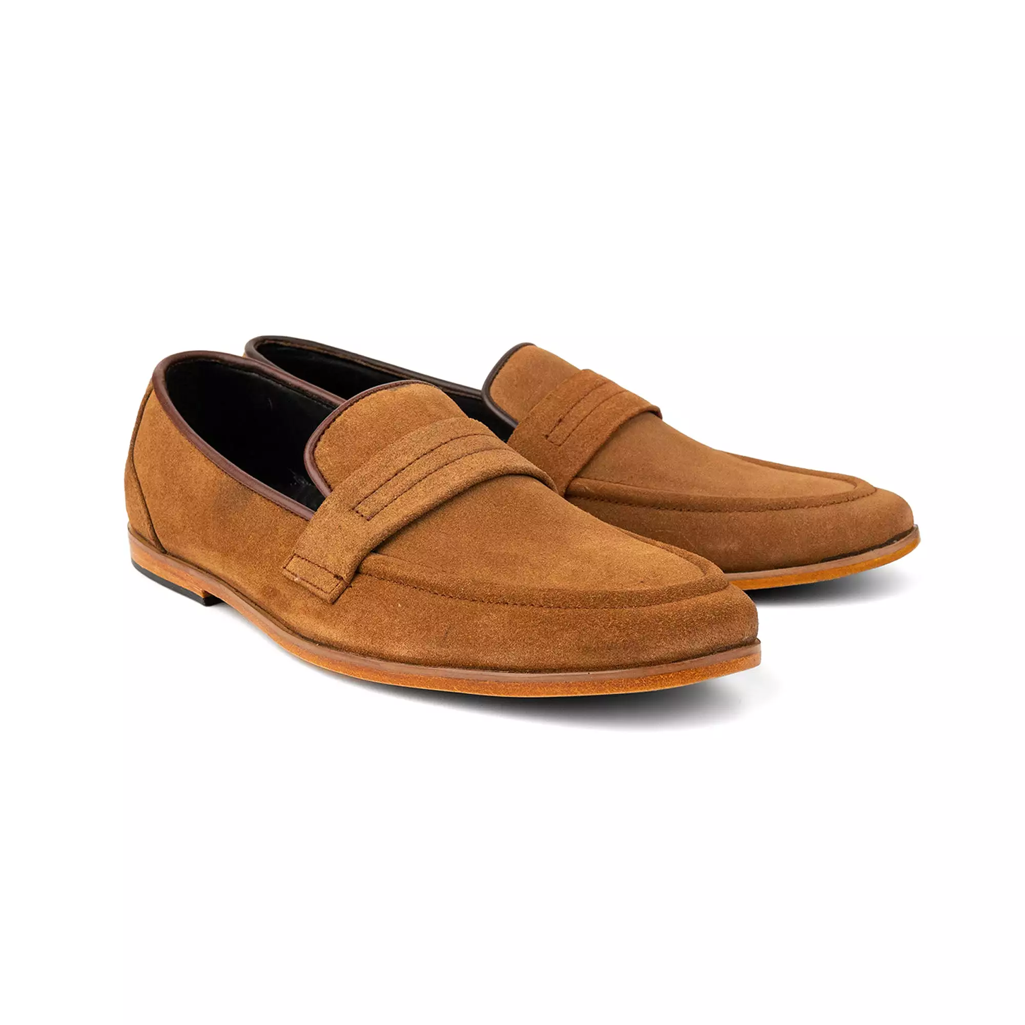 Brown Suede Leather Executive Shoes