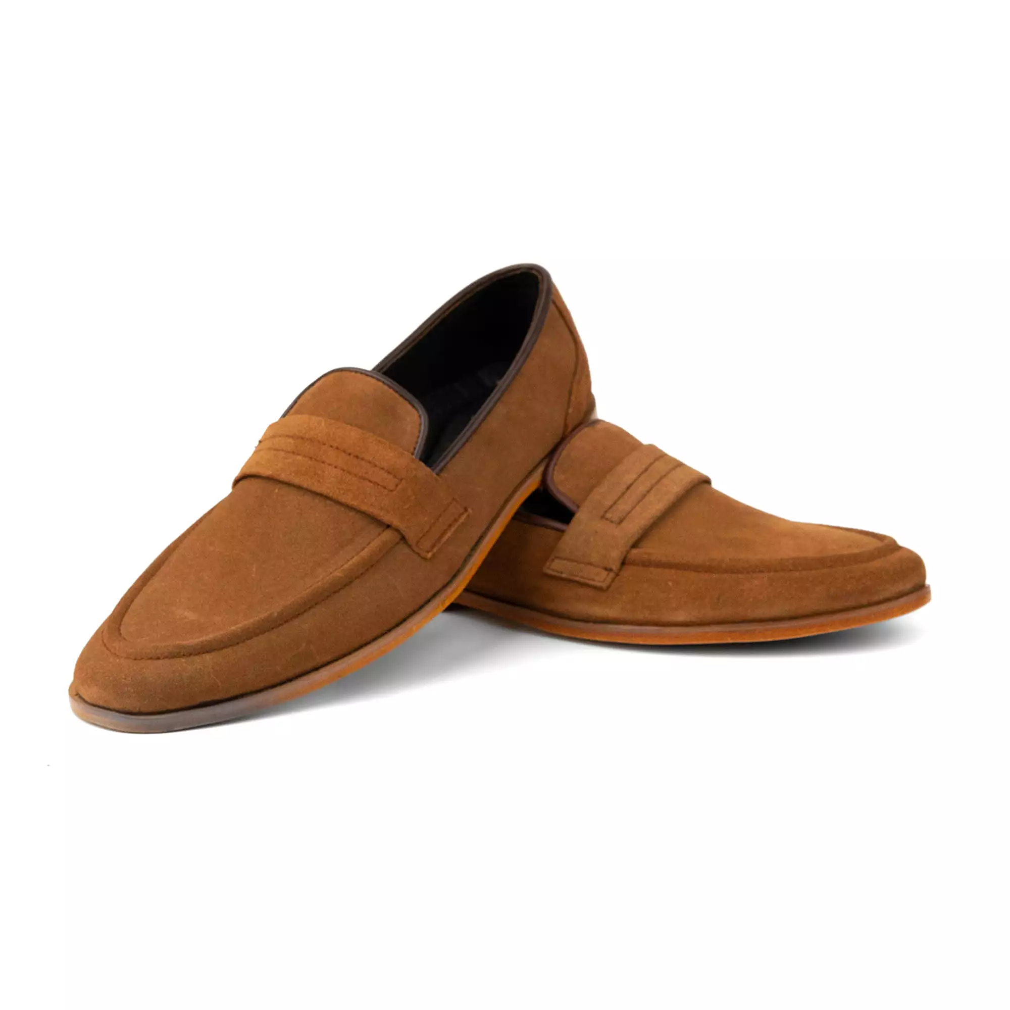 Brown Suede Leather Executive Shoes