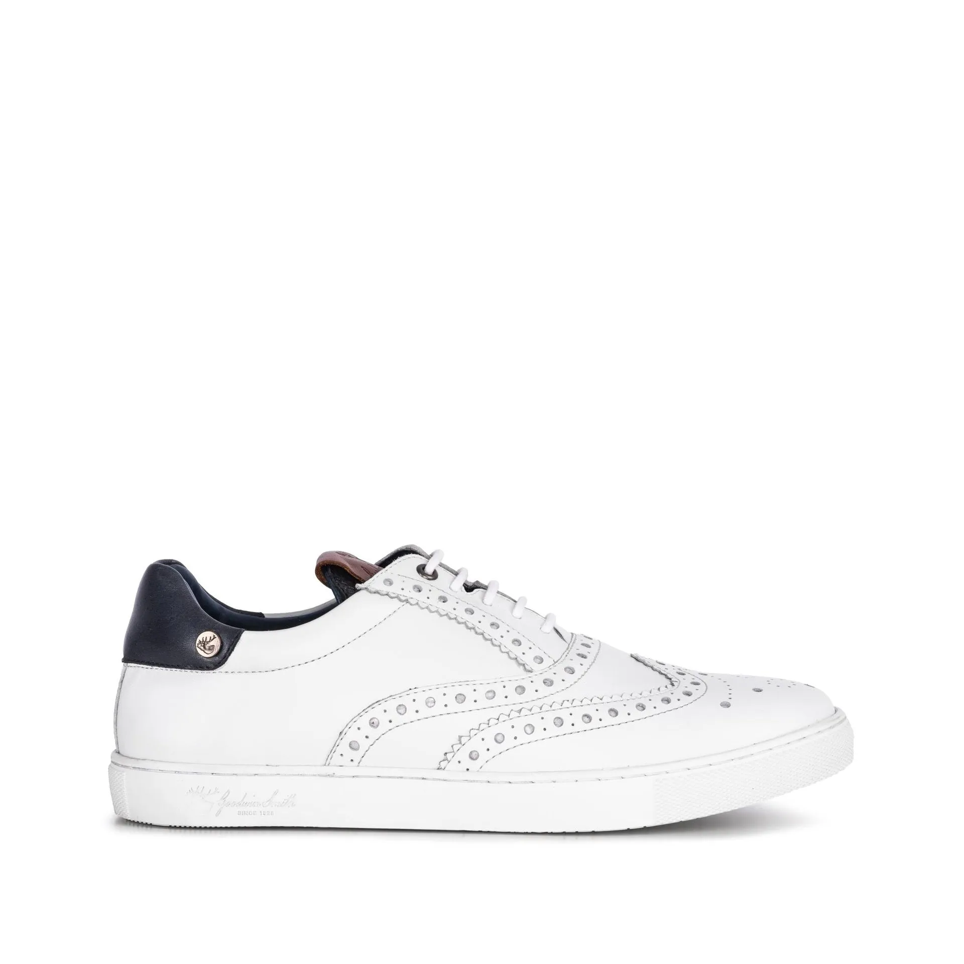 CARLSON WHITE BROGUE PLIMSOLL