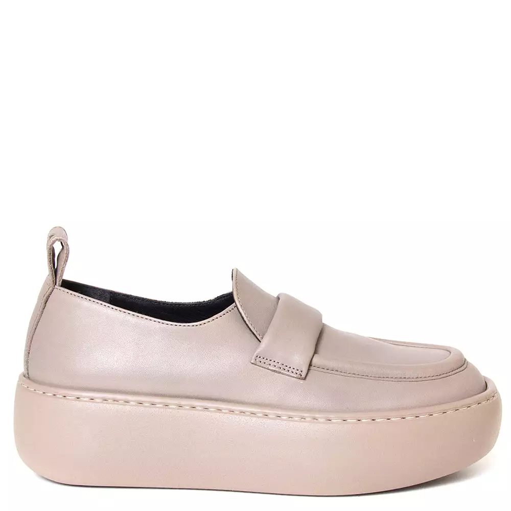 Casey Women's Platform Leather Loafer