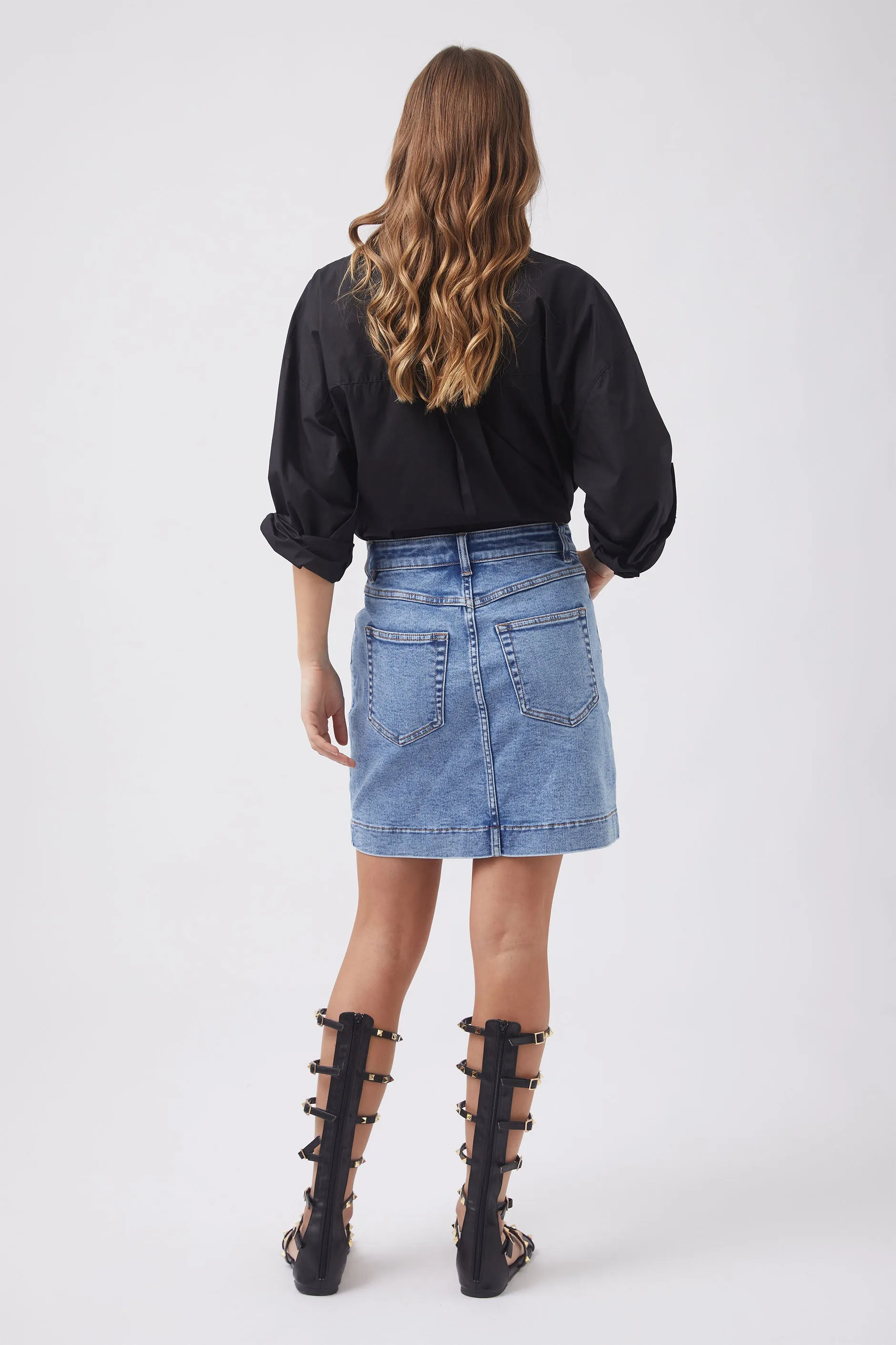 Cecilia Denim Mini Skirt