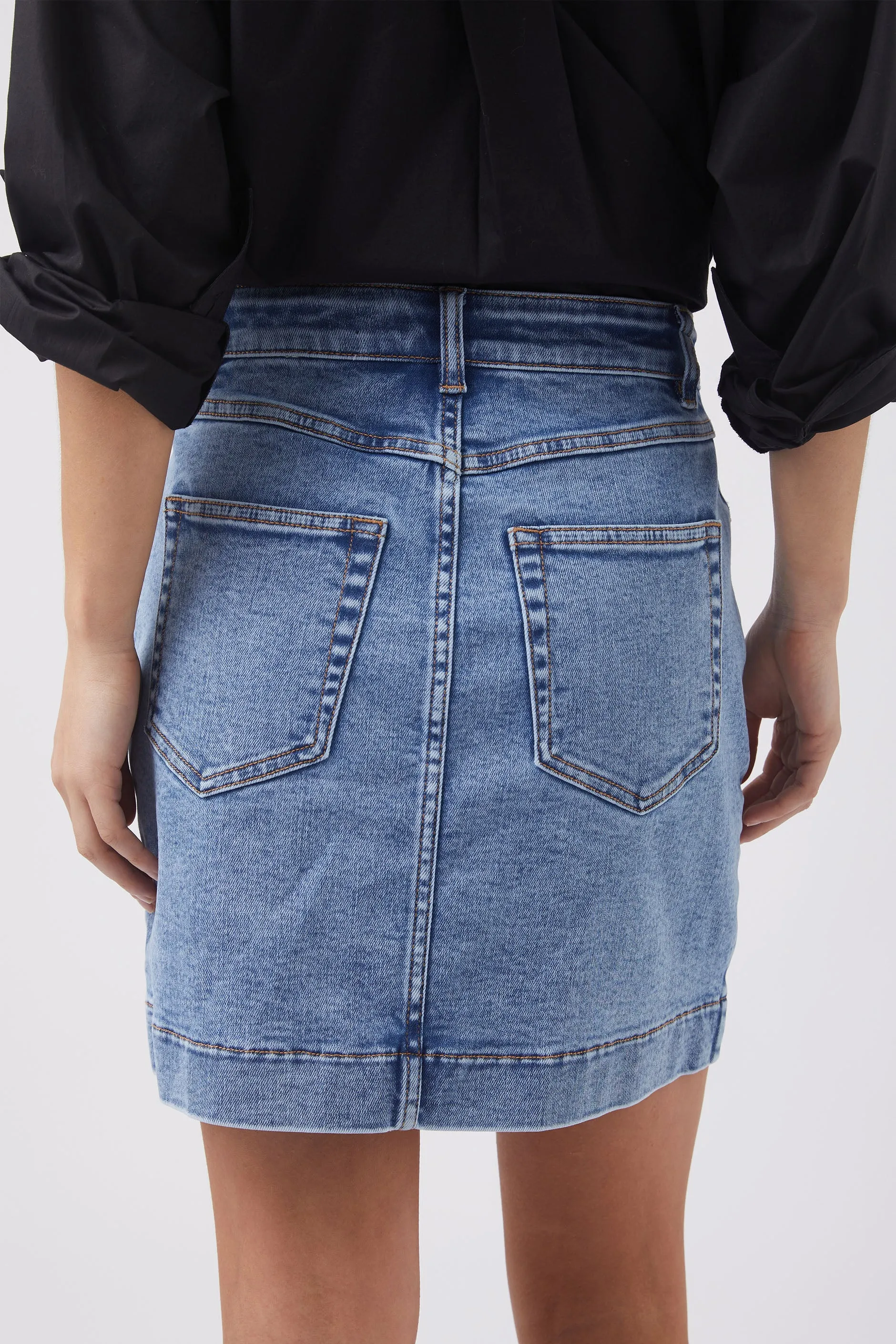 Cecilia Denim Mini Skirt