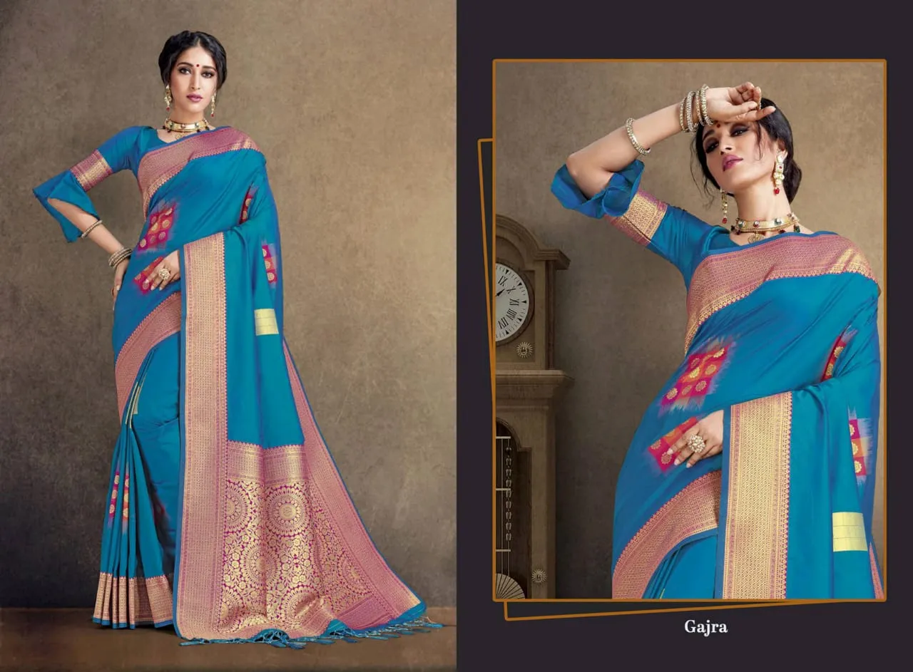 Chanderi Sarees Launched Gehna Silk Heavy Fancy Designer Sarees