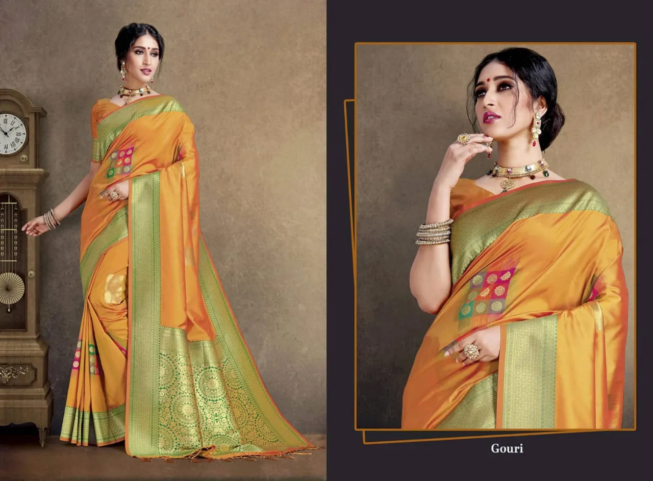 Chanderi Sarees Launched Gehna Silk Heavy Fancy Designer Sarees