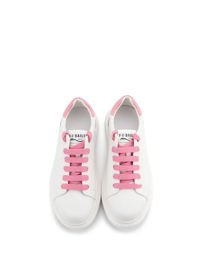 Classic  Lightweight Leather Walking Platform Sneakers