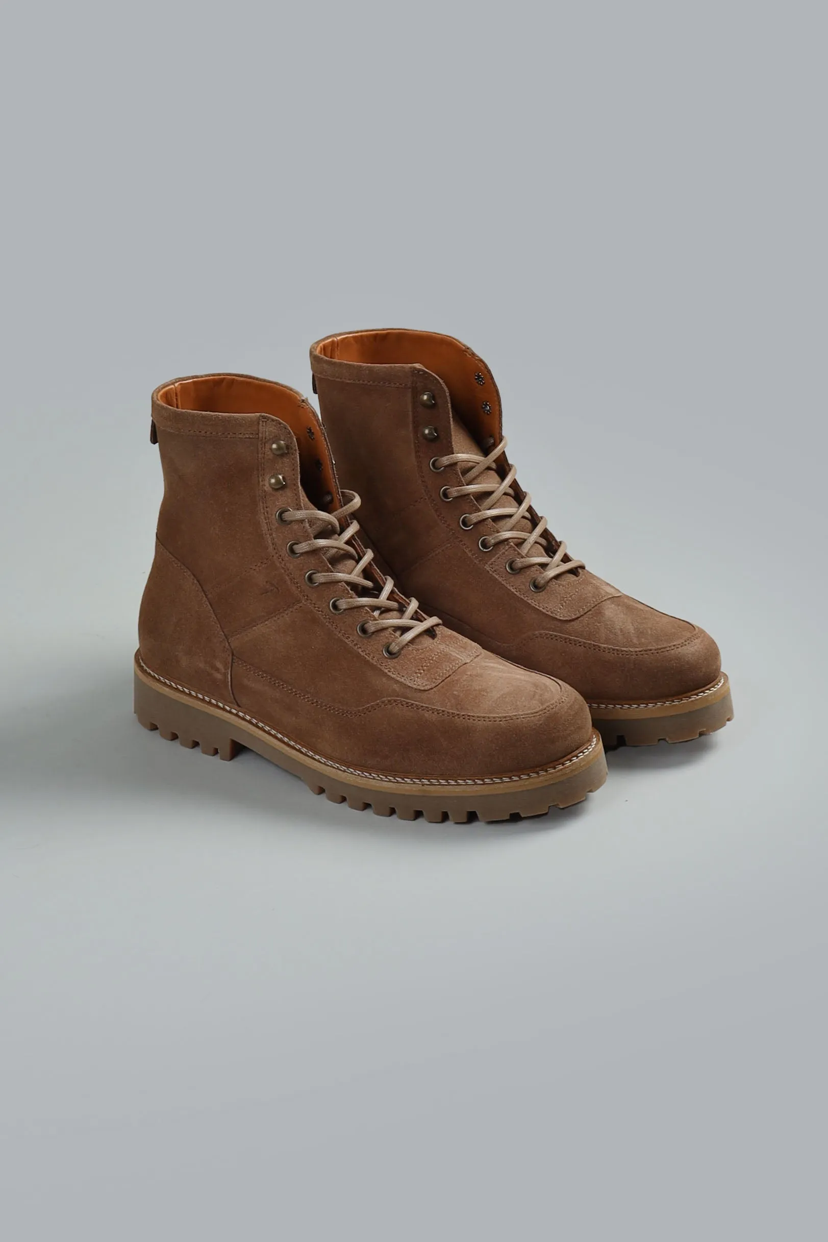 Combat Boot Light Brown