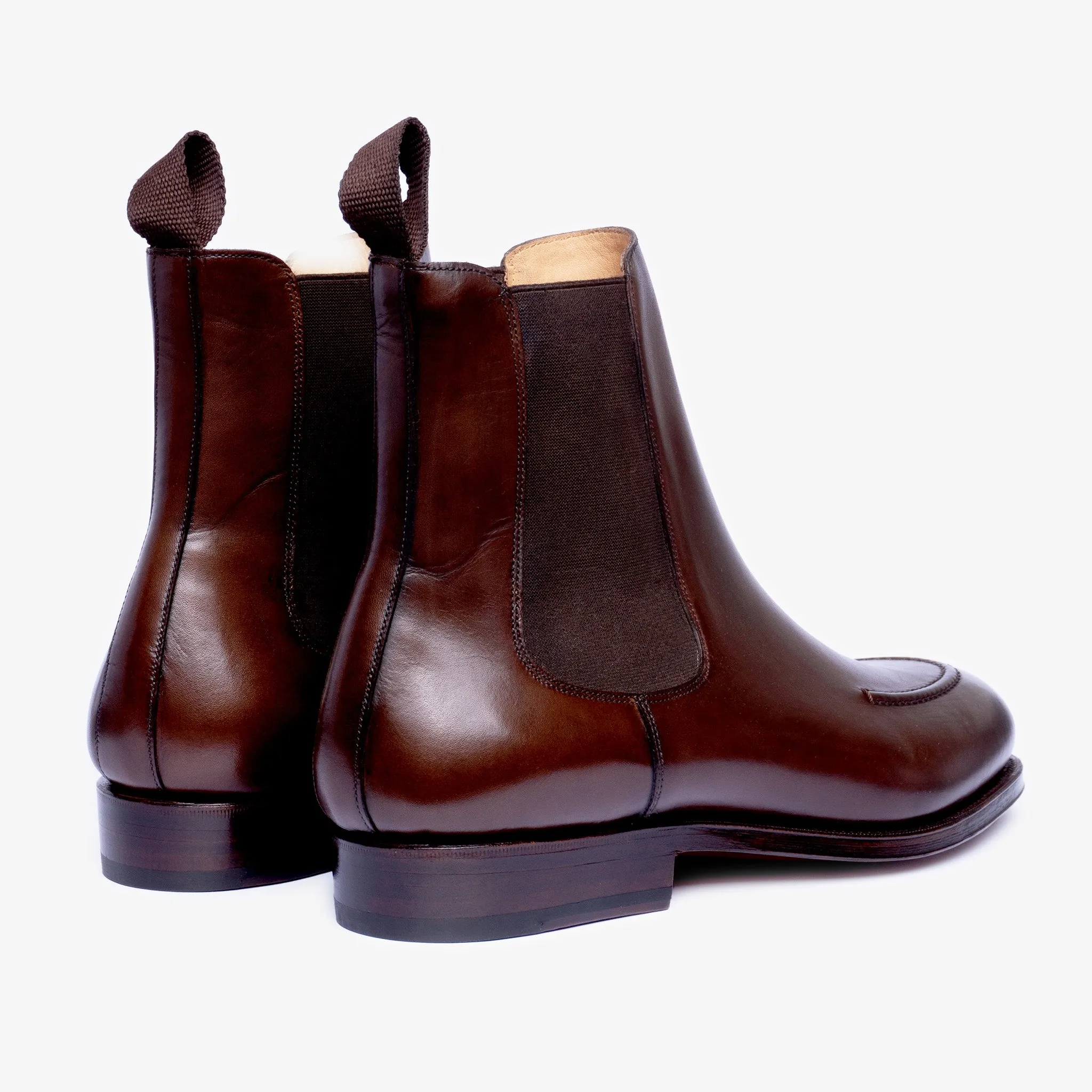 Corded Chelsea Boot - Bitter Choco - Rui Boot Last