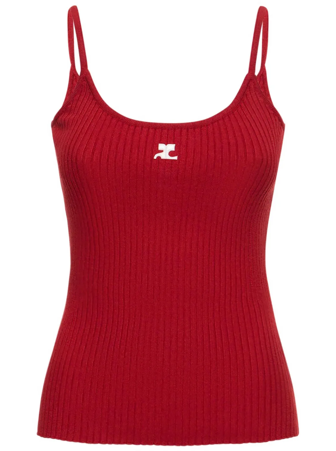 Courreges  |Casual Style Street Style Plain Tanks & Camisoles