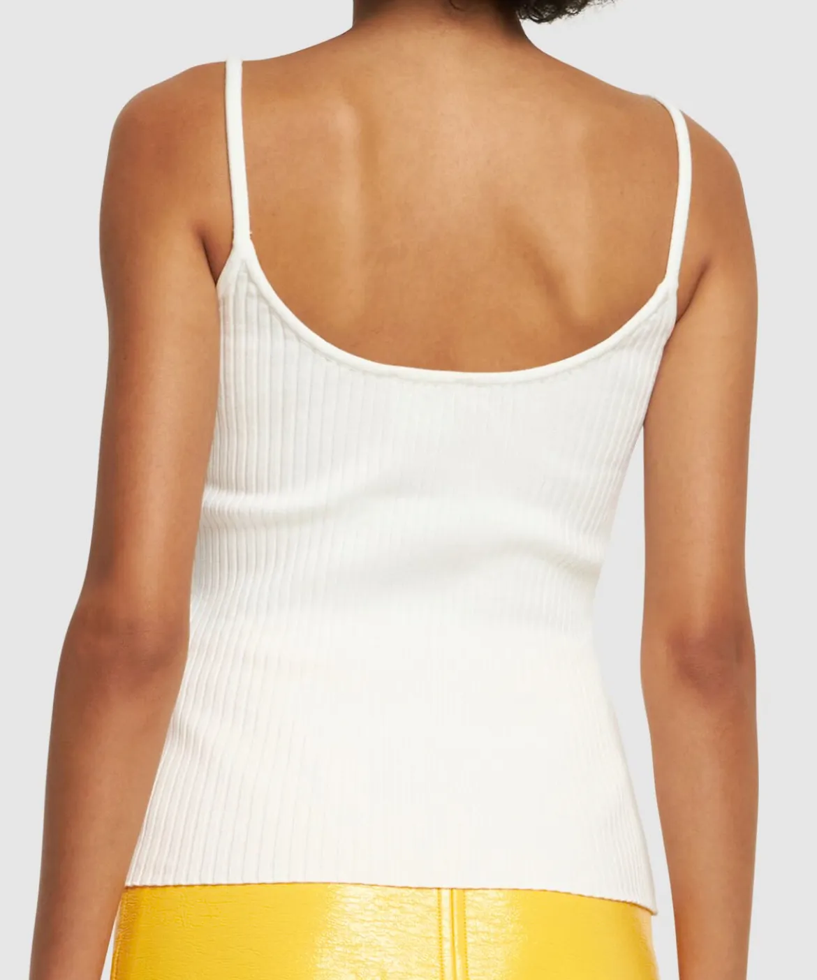 Courreges  |Casual Style Street Style Plain Tanks & Camisoles