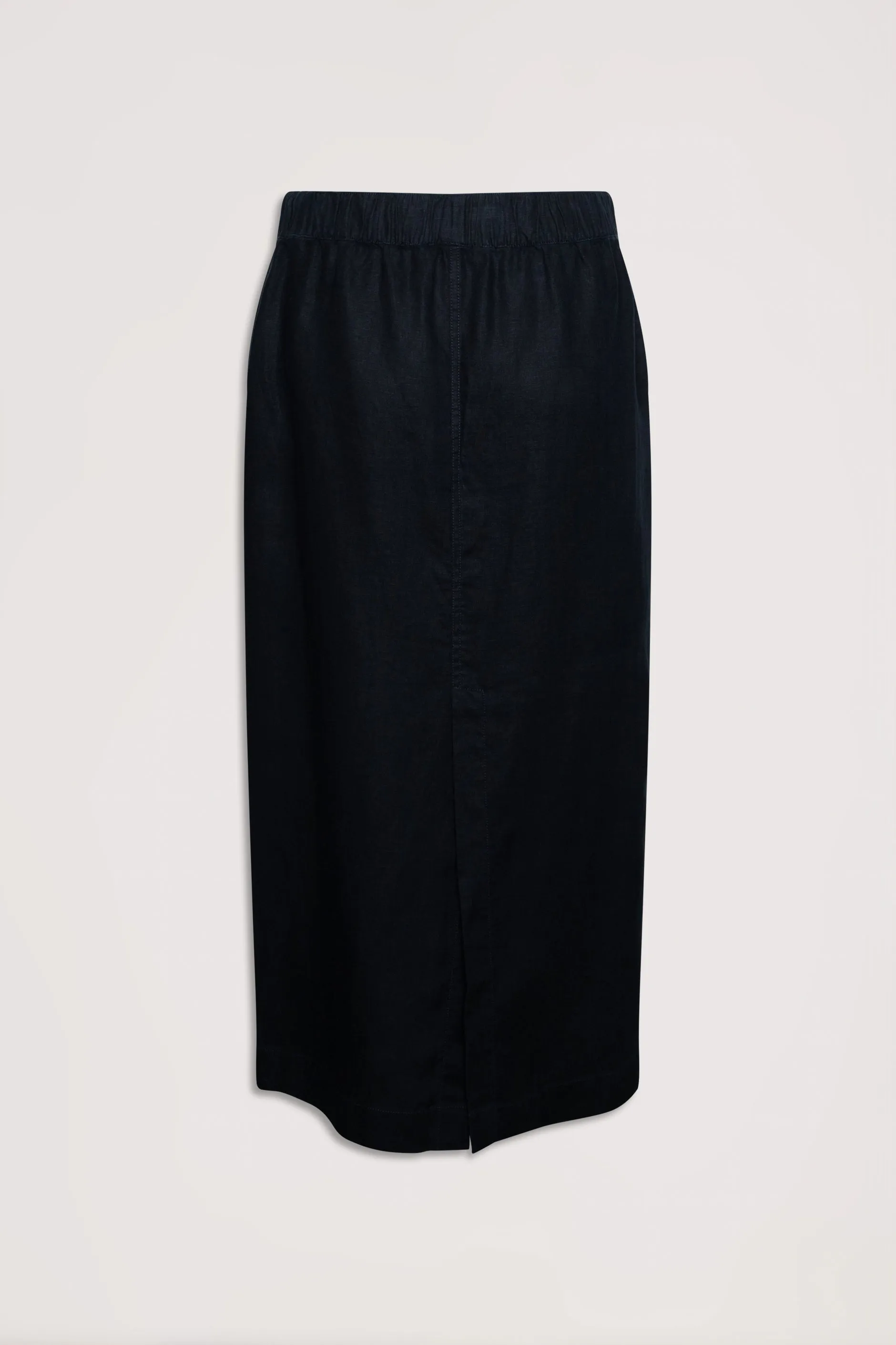 D-Luxe Linen Midi Skirt