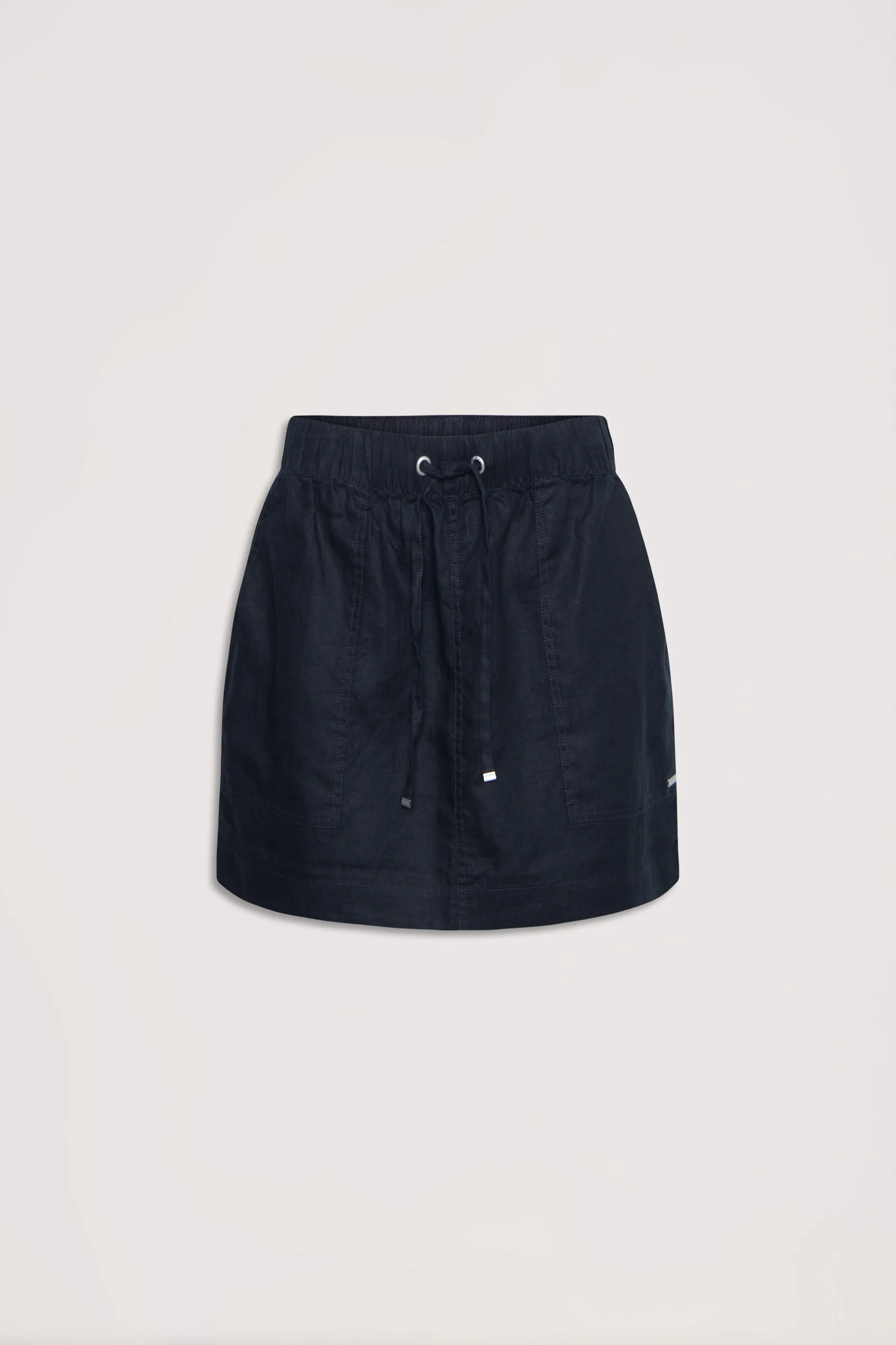 D-Luxe Linen Mini Skirt