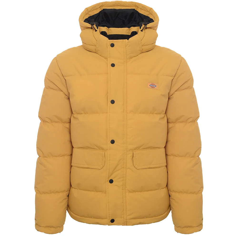 Dickies Men's Yellow Glacier View Puffer Jacket