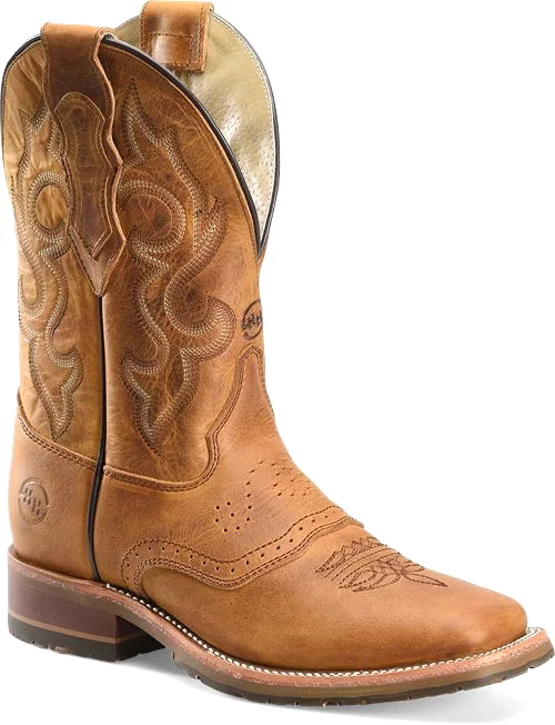 'Double H' Men's 11 Durant SR Western Square Toe - Brown