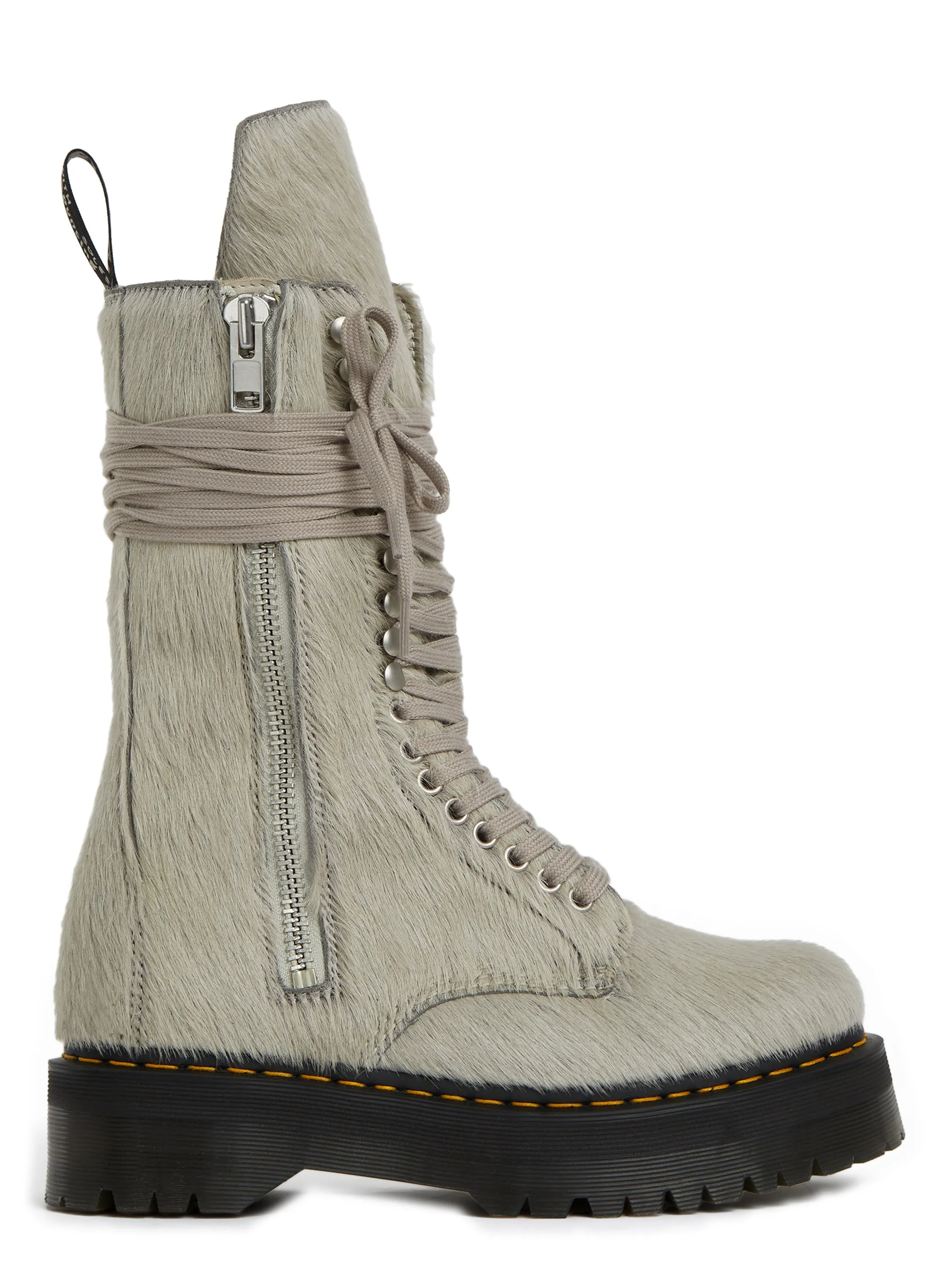 DR MARTENS × RICK OWENS QUAD SOLE CALF LENGTH BOOT