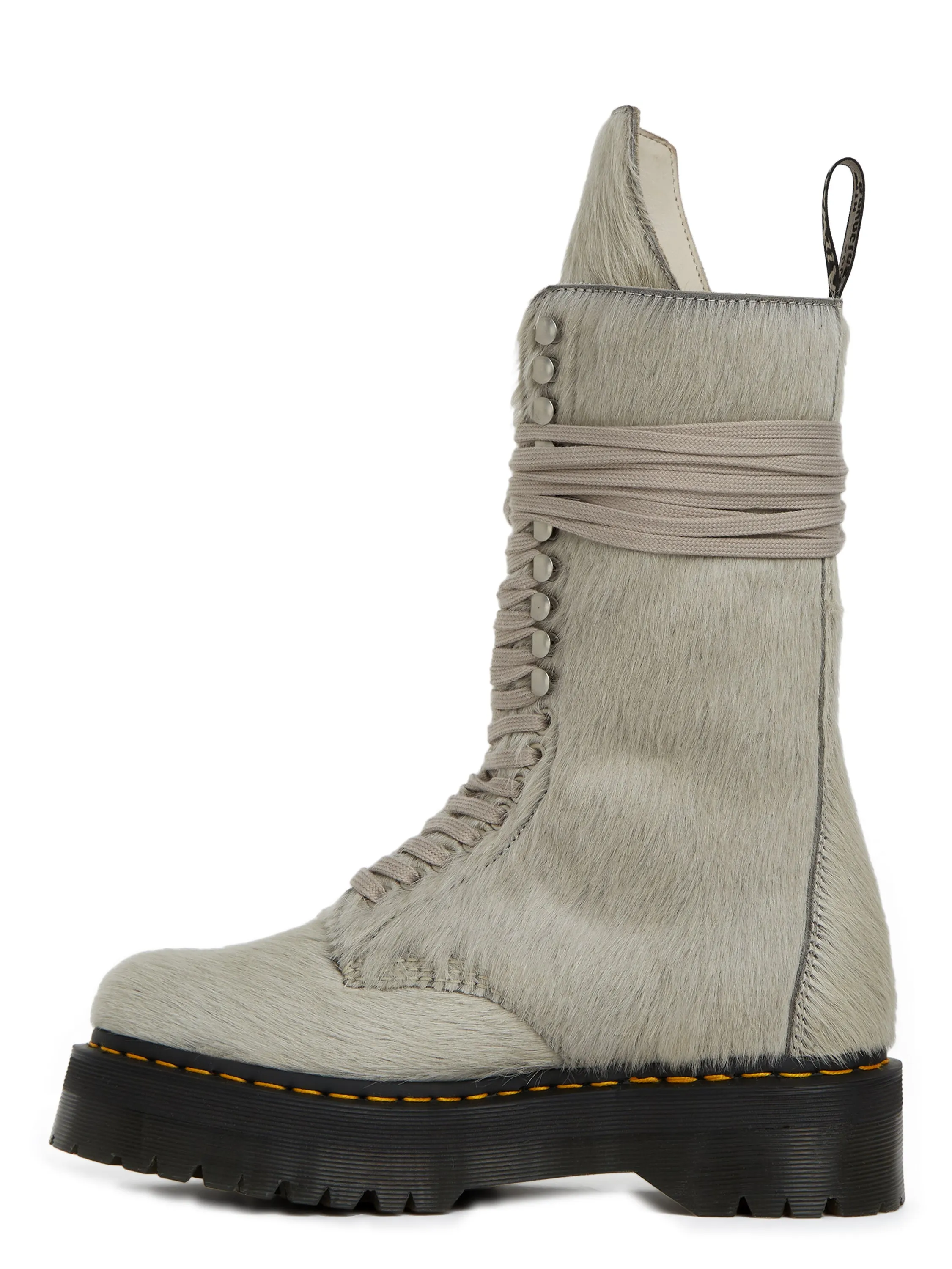 DR MARTENS × RICK OWENS QUAD SOLE CALF LENGTH BOOT