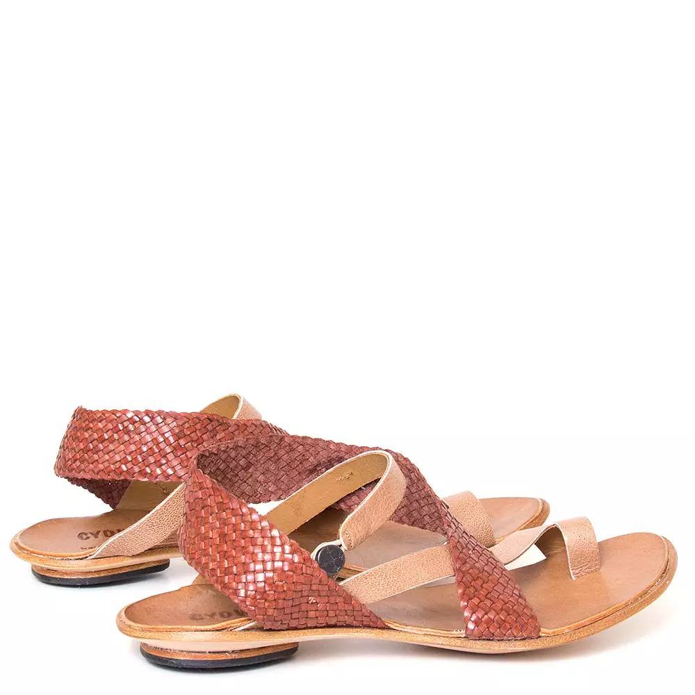 Draw-B Women's Leather Sandal