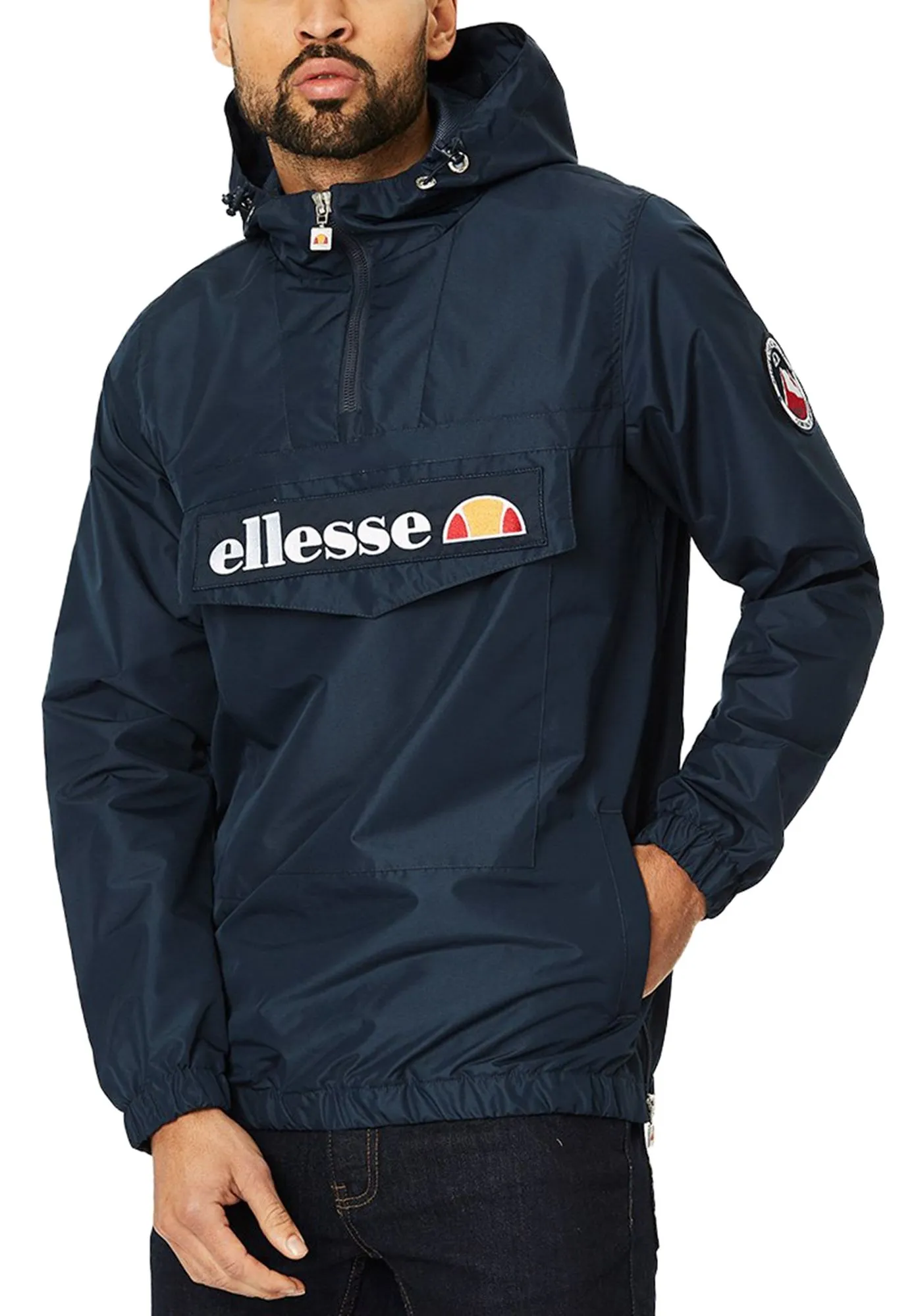 Ellesse Mont 2 Overhead Anorak Jacket Navy