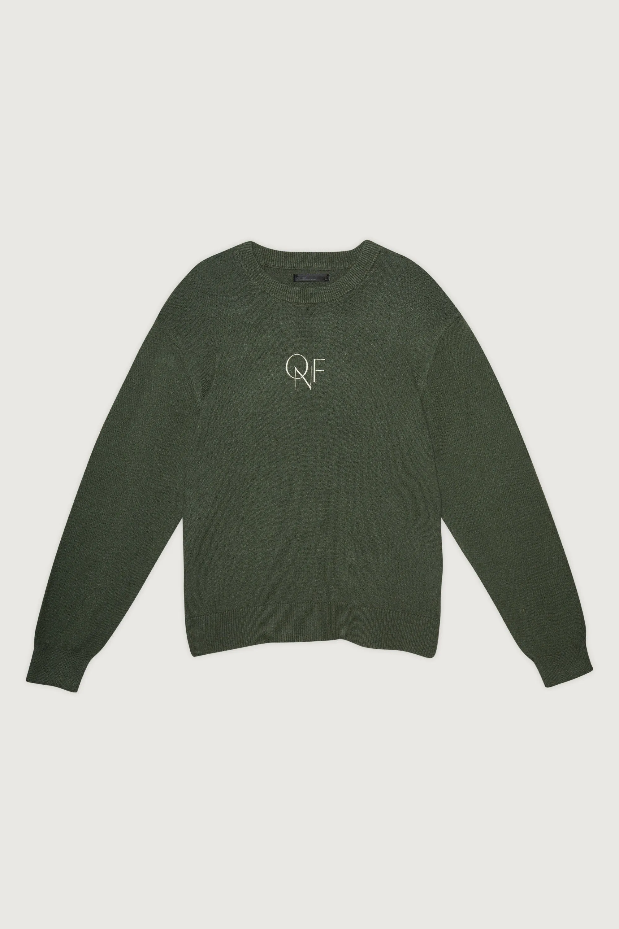 EMBROIDERED LOGO SWEATER