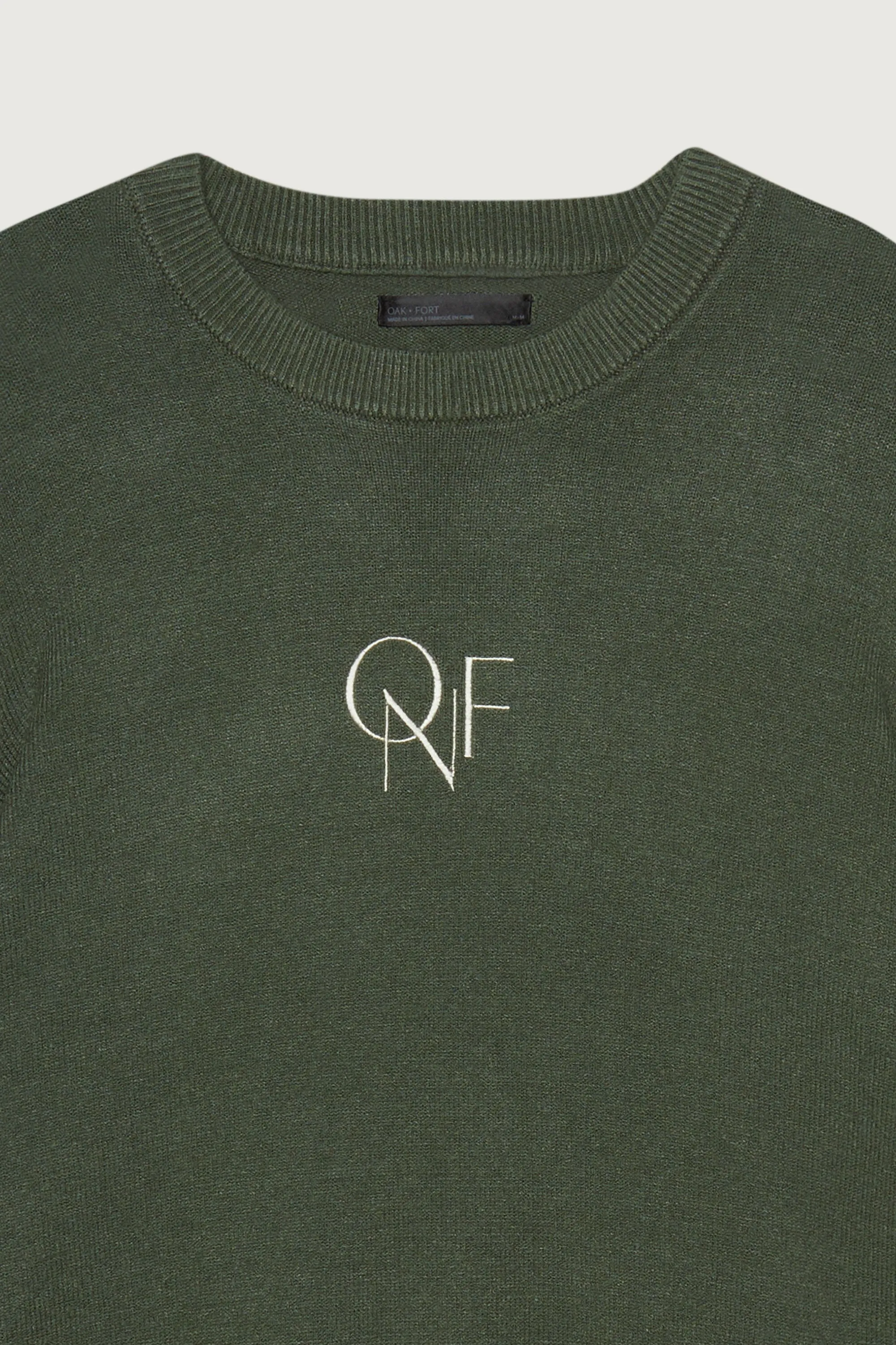 EMBROIDERED LOGO SWEATER