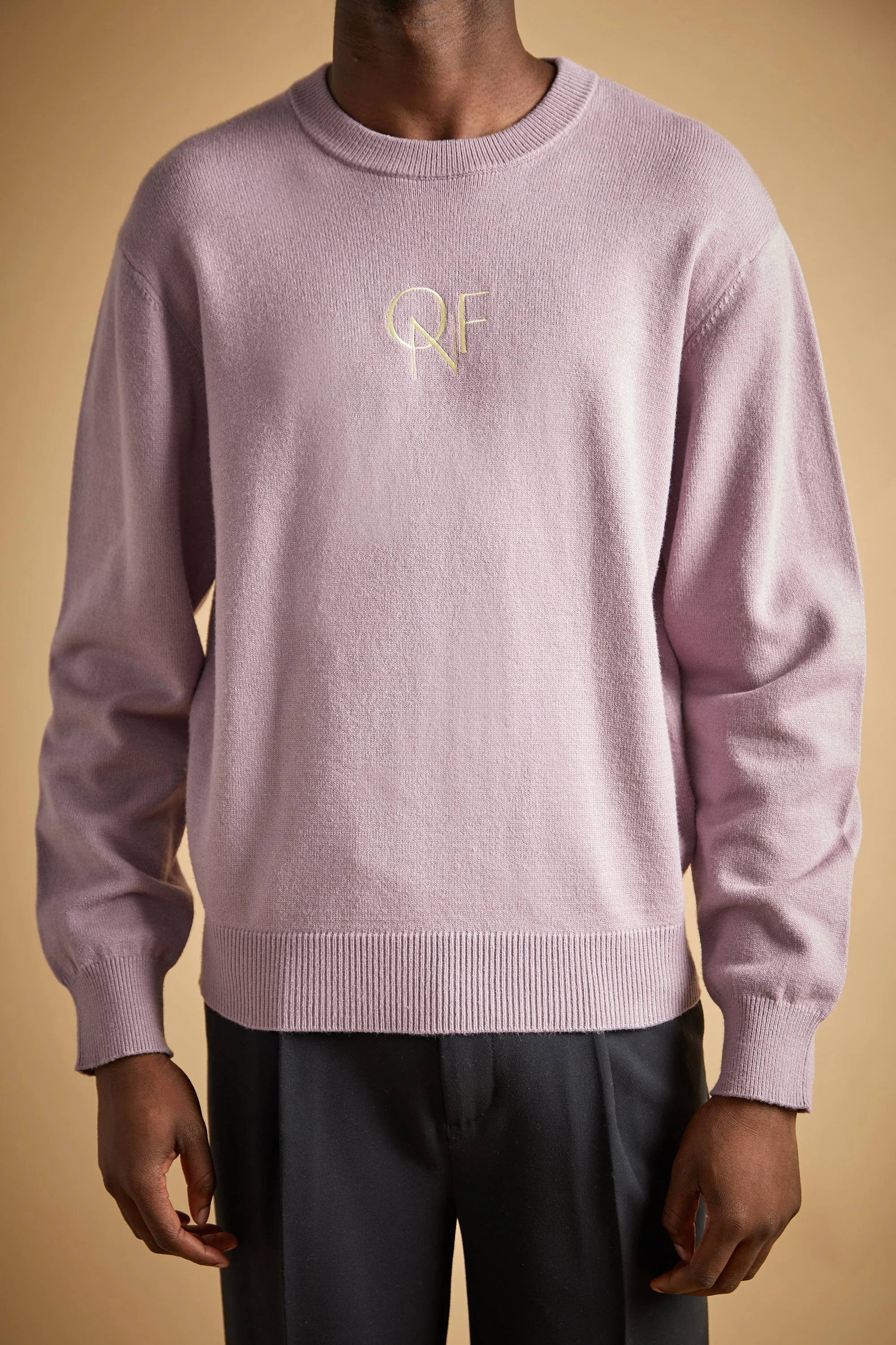 EMBROIDERED LOGO SWEATER