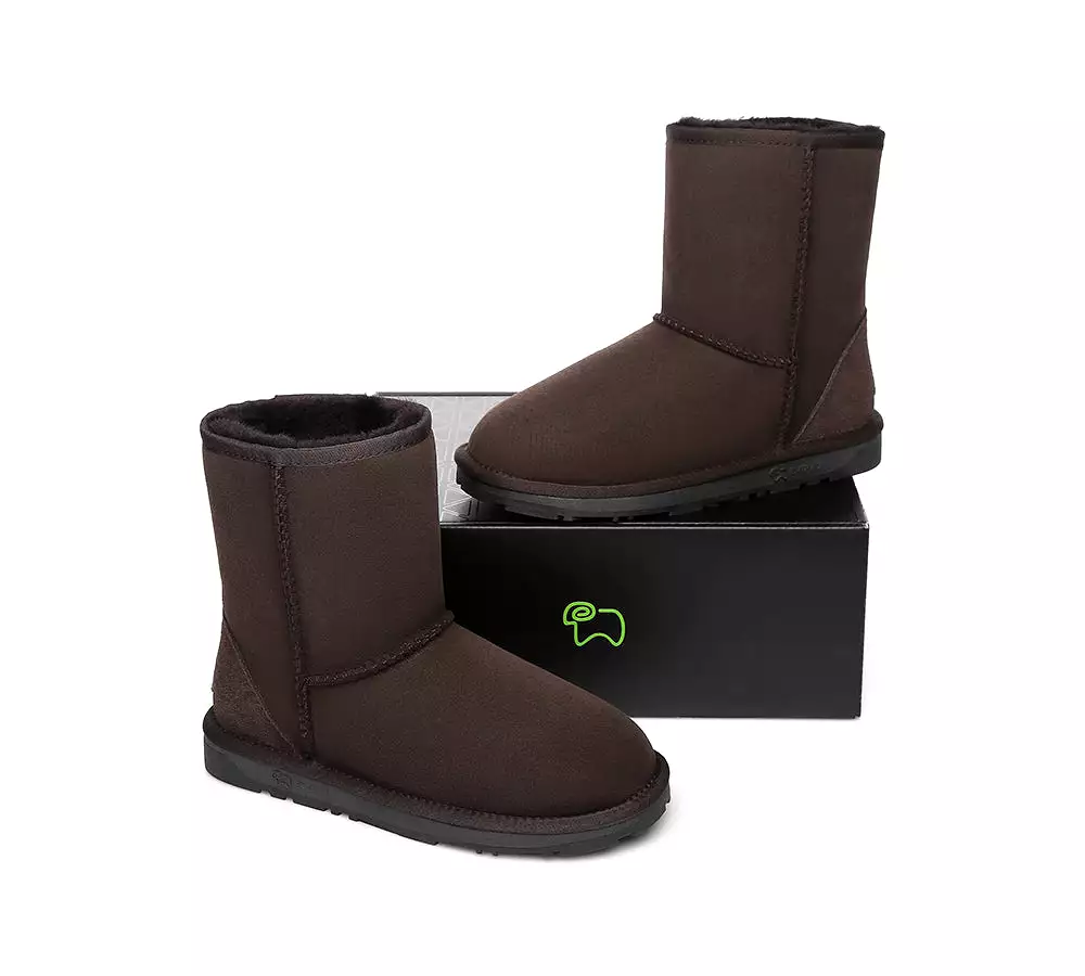 EVERAU Short Classic Sheepskin Boots