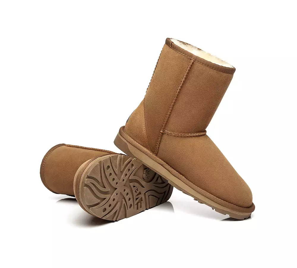 EVERAU Short Classic Sheepskin Boots