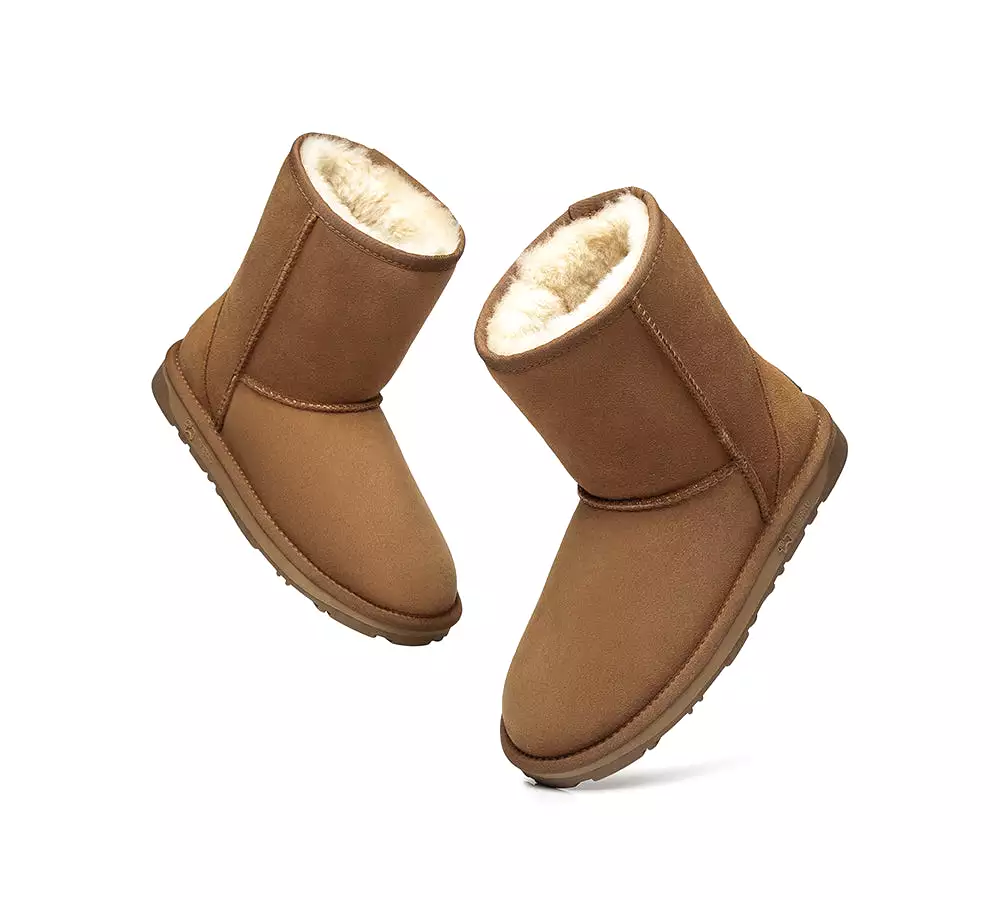 EVERAU Short Classic Sheepskin Boots