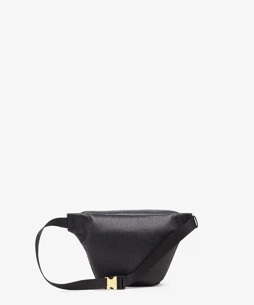 Fendi Black Romano Leather Belt Bag