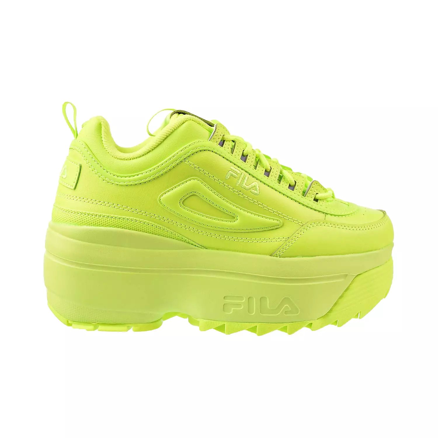 Fila Women's Disruptor II Wedges Safety Neon Green