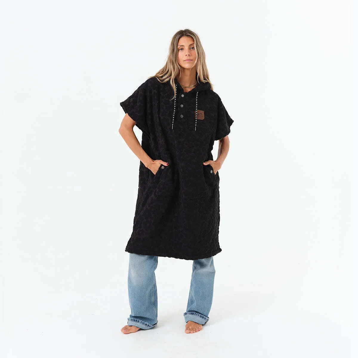 Ginny Changing Poncho - Black