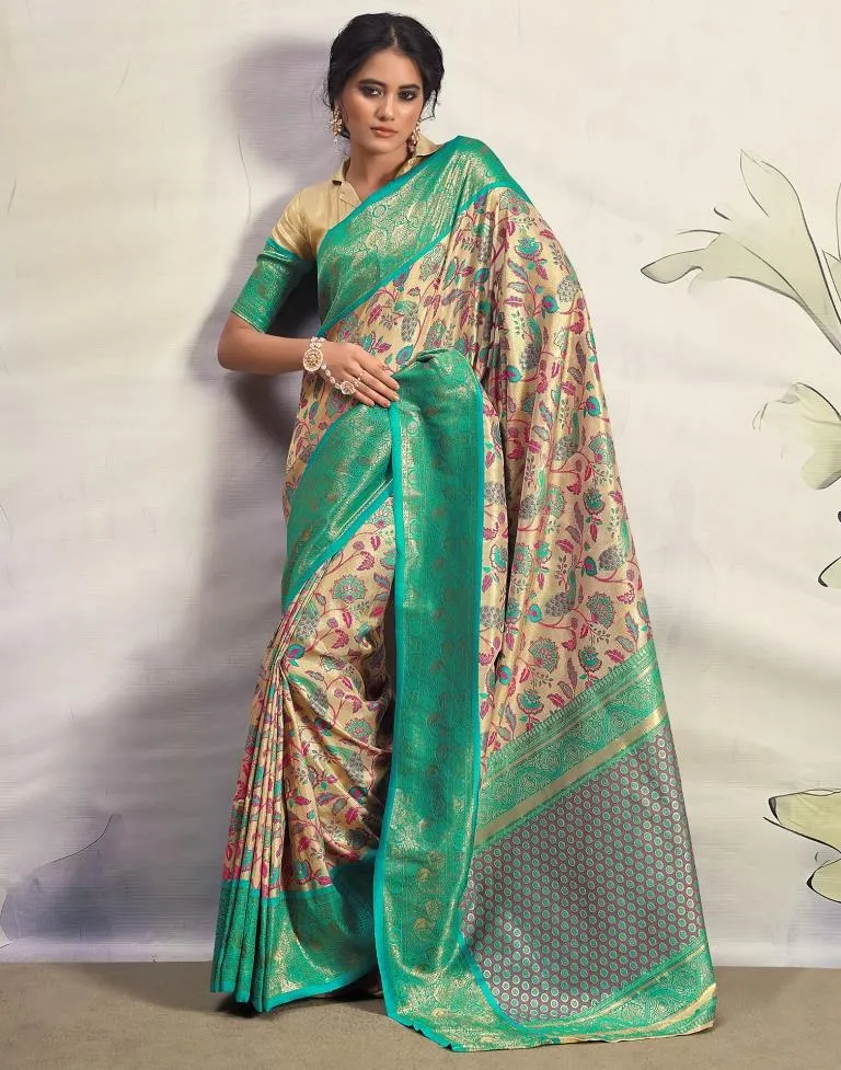 Golden Silk Woven Sarees