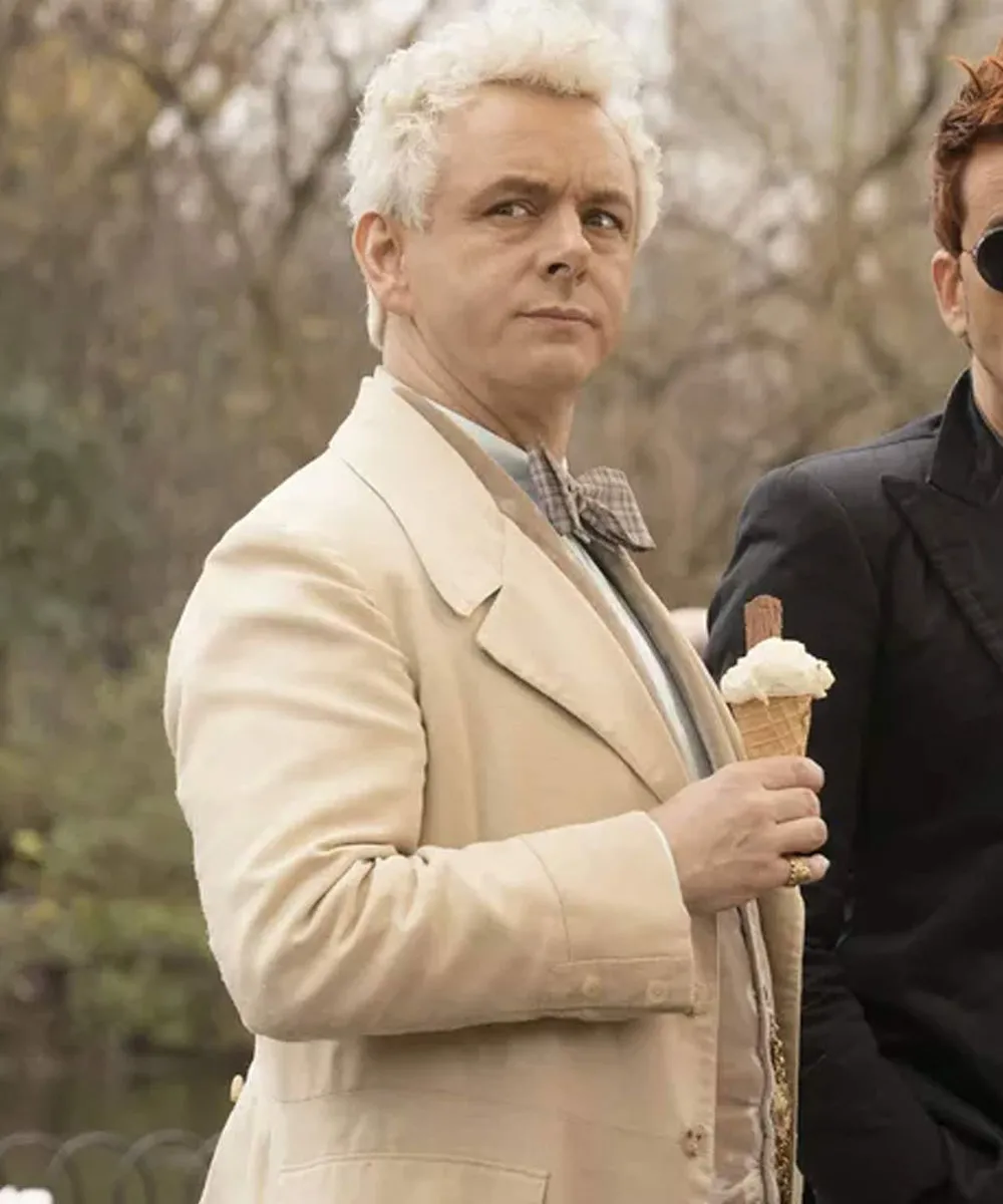 Good Omens Michael Sheen Cotton Coat