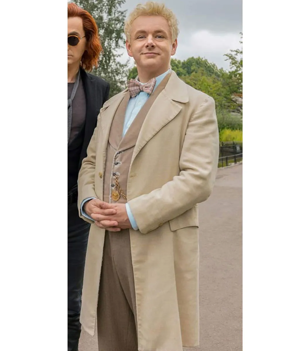 Good Omens Michael Sheen Cotton Coat