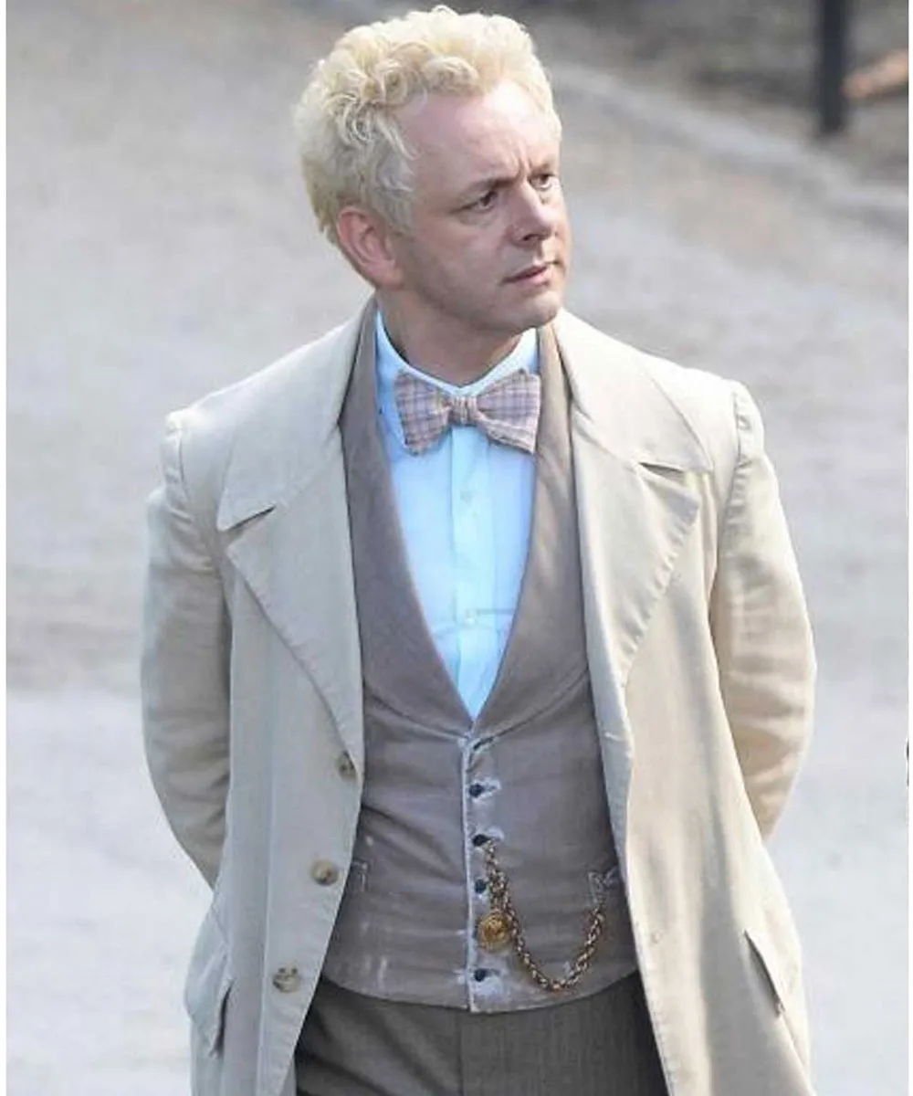 Good Omens Michael Sheen Cotton Coat